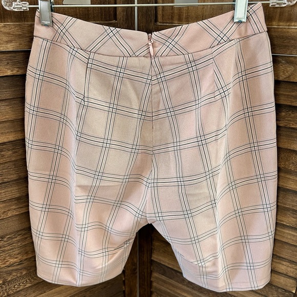 Fashion Nova Blush Plaid Dream Blazer Set NWT - Picture 10 of 12